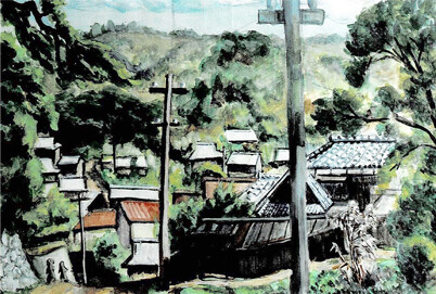 金原先生の絵風景