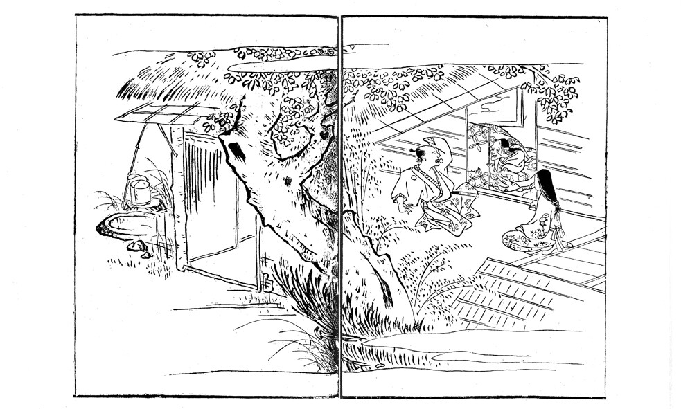 吉備津の釜挿絵